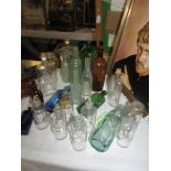 A mixed lot of vintage bottles.