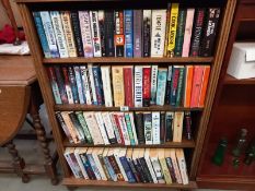 A quantity of paperback books, including Bernard Cornwell and Peter May, etc.