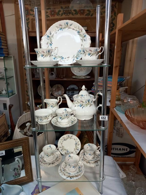 A Royal Albert Brigadoon bone china tea set