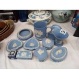 A quantity of pottery including Wedgwood, Jasperware, etc.