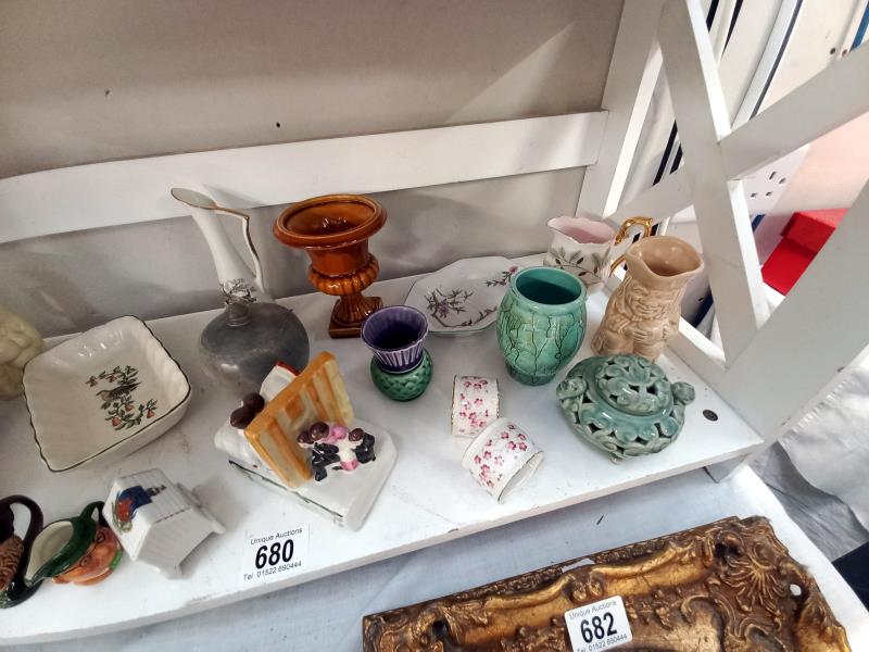 A quantity of miscellaneous items including miniature Toby jugs etc. - Image 3 of 3