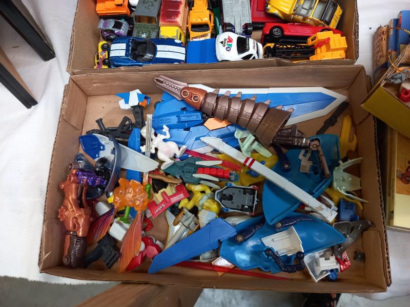 3 boxes of toy cars, figures, etc. - Image 5 of 5
