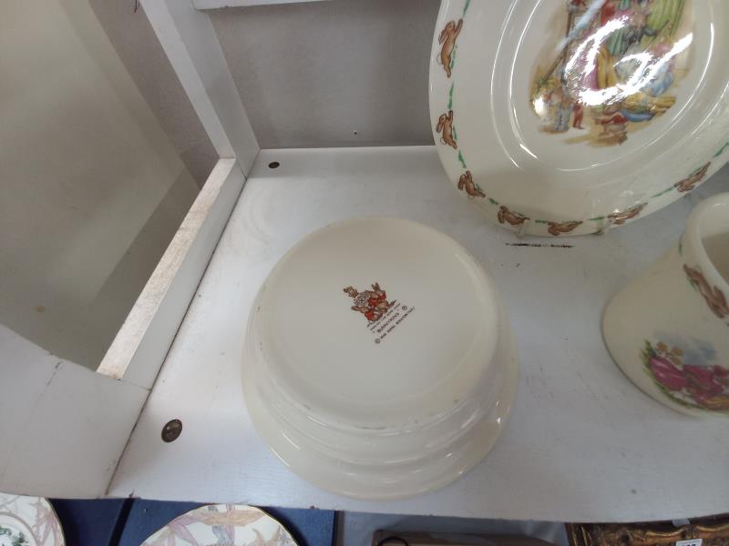 3 pieces of Royal Doulton Bunnykins & a Royal Doulton 'The Parsons' plate - Image 3 of 5