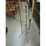 A metal candle stand for six candles, COLLECT ONLY