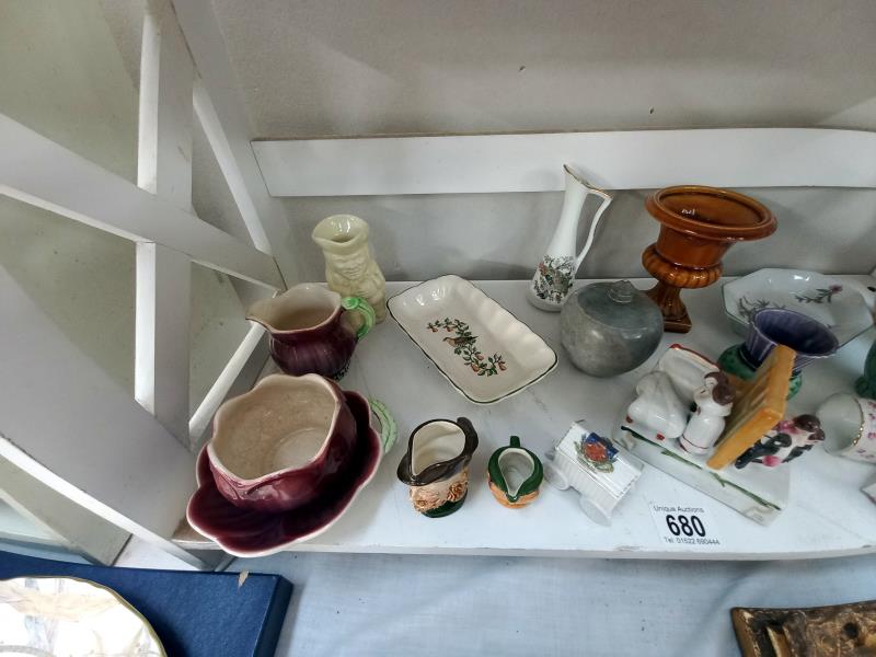 A quantity of miscellaneous items including miniature Toby jugs etc. - Image 2 of 3