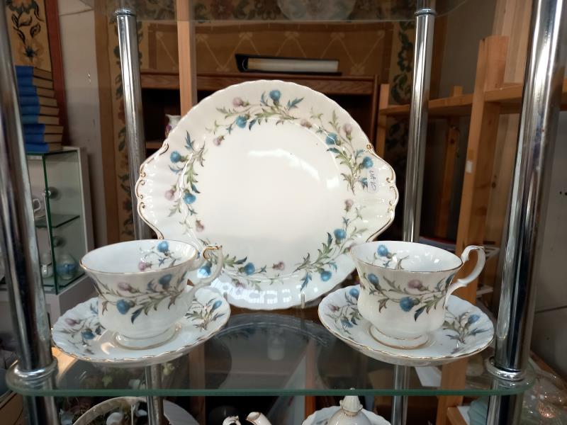 A Royal Albert Brigadoon bone china tea set - Image 2 of 4