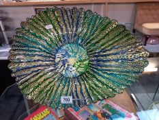 An impressive late 20th century Murano glass platter