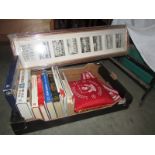 A mixed lot of football books, memorabilia etc., COLLECT ONLY.