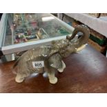 A vintage 'Germany' pottery elephant.