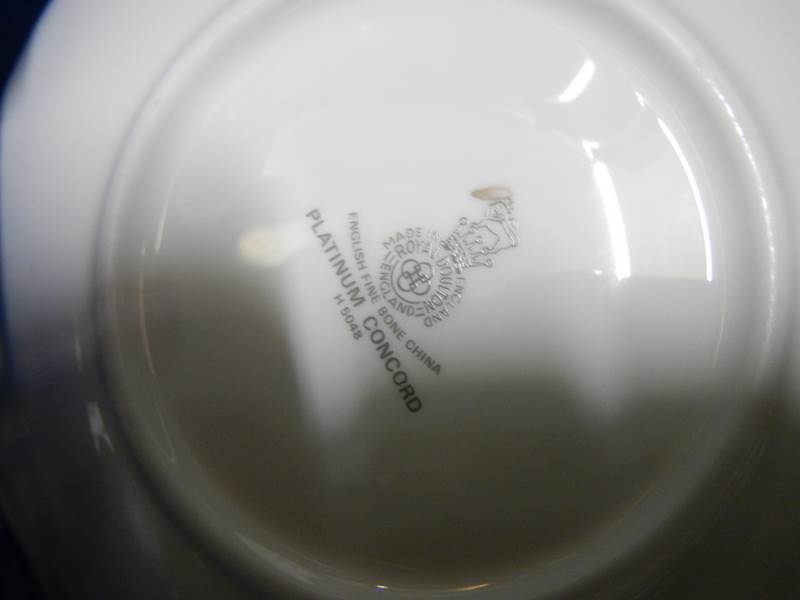 A quantity of Royal Doulton Platinum Concorde dinner ware. - Image 2 of 2