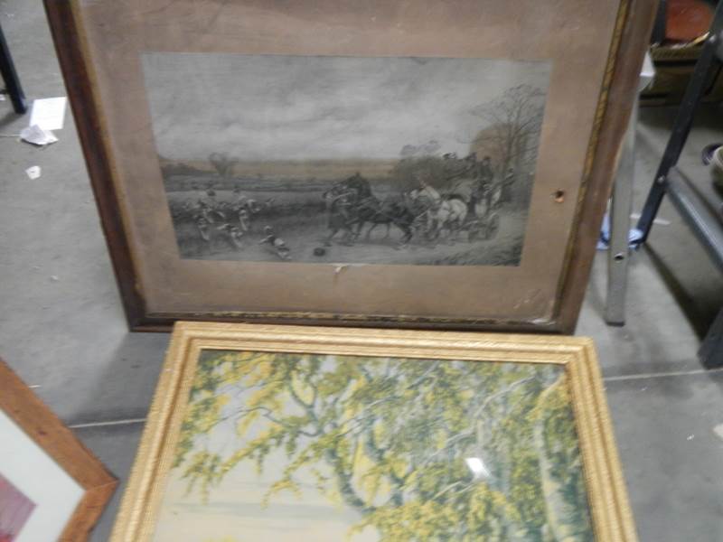 A good lot of paintings and prints. - Image 5 of 8