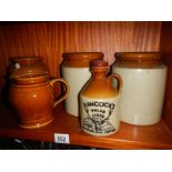 A mixed lot of jugs etc.,