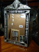 A good quality bevel edged gypsy style mirror.