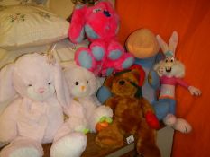 A good lot of soft toys etc.,