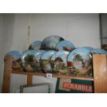 A good lot of rural scene collector's plates.