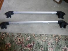 A pair of new car roof bars.