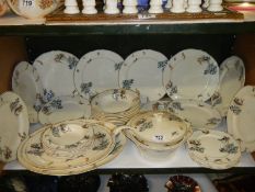 A large dinner set.