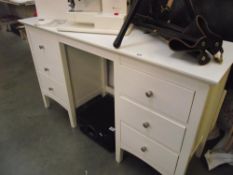 A white painted desk