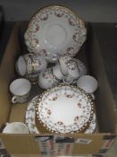 A vintage teaset consisting of over 30 pieces