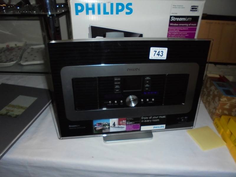 A new boxed Philips streamium wireless streaming centre. A/F