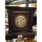 An Edwardian mantle clock (complete but not working)