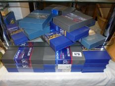 Approx 20 vintage Betacam cassette tapes by Sony and Fuji