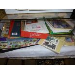 A selection of stamps and albums