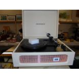 A new boxed Crosley Voyager record player