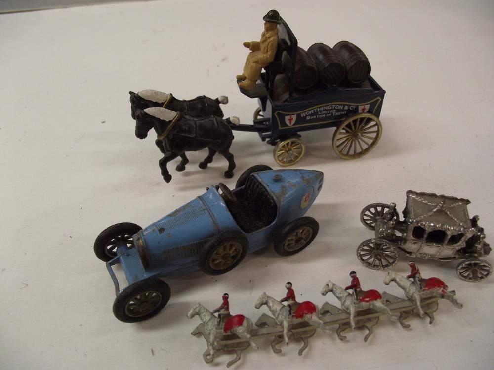 Days gone by Brewery Dray, diecast Lesney Bugatti etc - Image 2 of 3