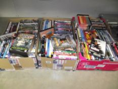 3 boxes of dvds