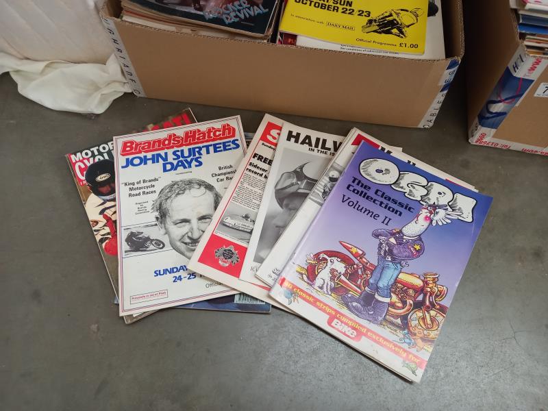 2 boxes of motorcycle magazines - Image 2 of 5