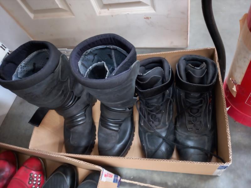 2 pairs of motorcyclists boots Seltex size 45 (European) and Blytz size 10 - Image 2 of 2