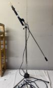 An upcycled Microphone Lamp (Donated by Upcycled Innovations)