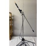 An upcycled Microphone Lamp (Donated by Upcycled Innovations)