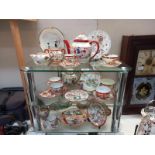 A good lot of Chinese china including teapots, cup and saucers etc