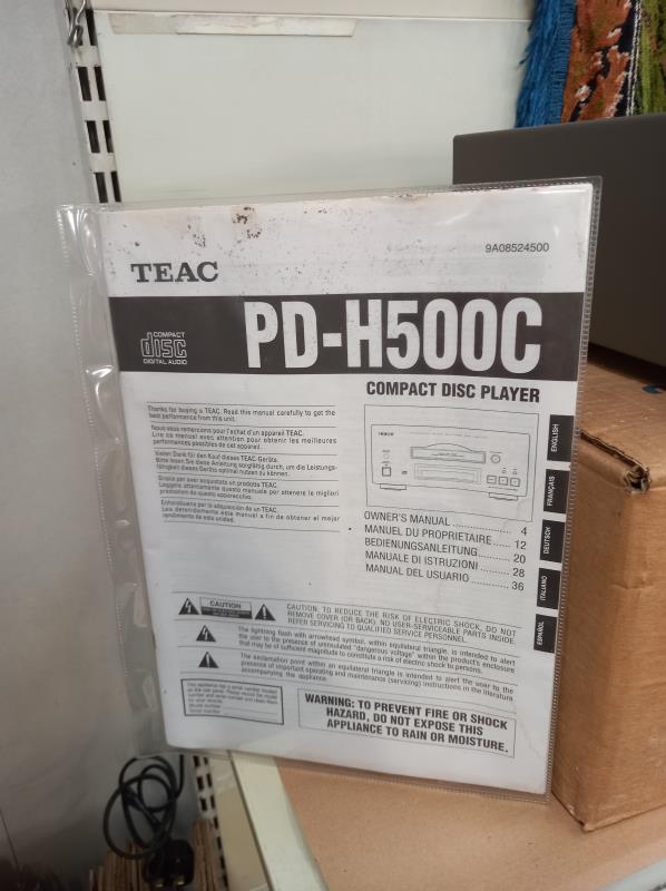 A boxed Teal PD-H500L compact disc player - Image 3 of 3