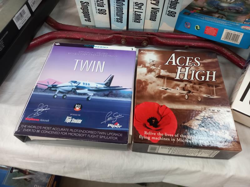 A quantity of boxed Microsoft flight simulator games and 2 keyboards - Image 8 of 9