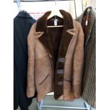 A Philmar Clad sheepskin coat size 44