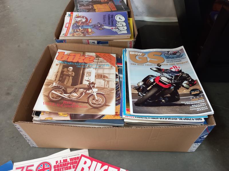 2 boxes of motorcycle magazines - Image 5 of 5