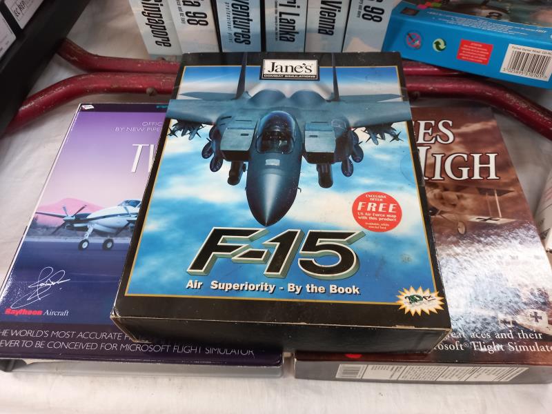 A quantity of boxed Microsoft flight simulator games and 2 keyboards - Image 9 of 9