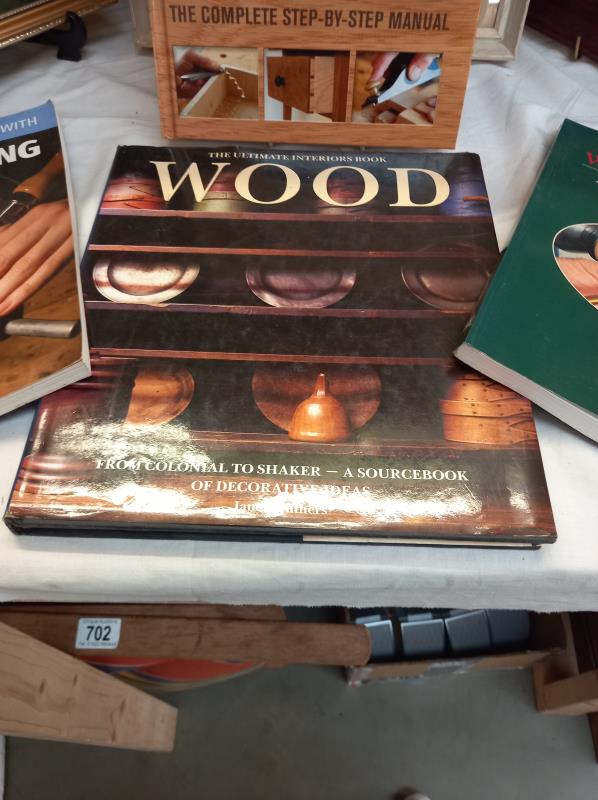 A selection of books on wood work including tools and woodturning - Image 2 of 2