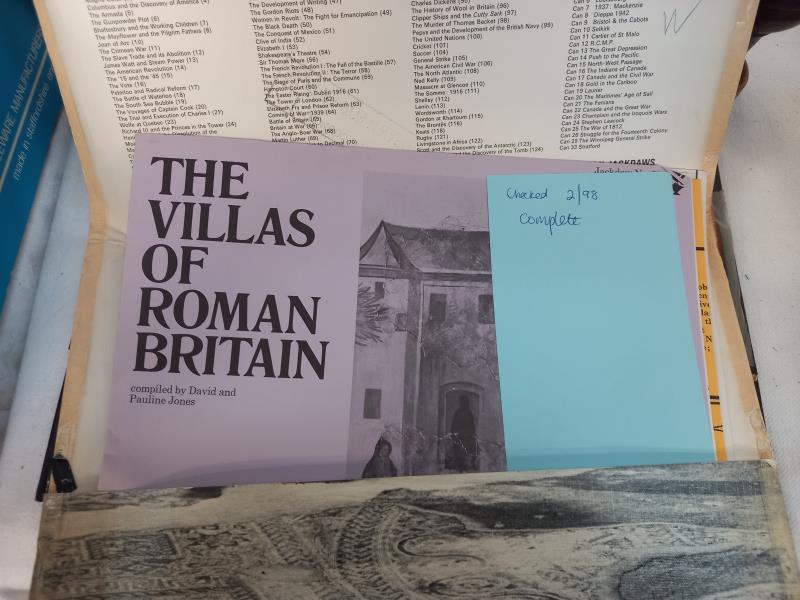 2 vintage Jackdaw folders No: 91 & 48 The villas of Roman Britain & the Gordon Riots - Image 2 of 4