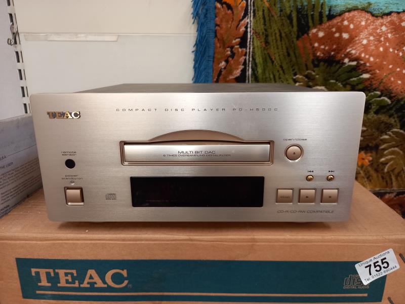 A boxed Teal PD-H500L compact disc player - Image 2 of 3