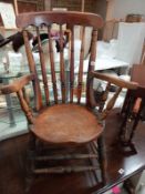 A 19c carver chair