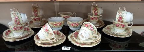 A 36 piece Colclough china tea set