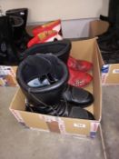 2 pairs of motorcyclists boots, Frank Thomas size 10 and Bullson size 10.5