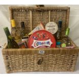 A white wine, chocolate and cheese hamper. Including 5 bottle of white wine (Donated by a Kind Lady)