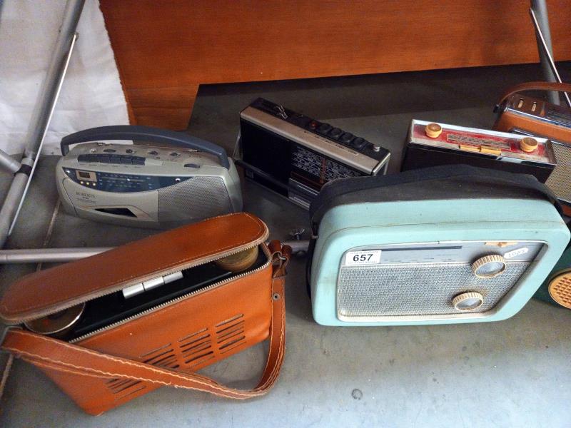 6 Vintage transistor radios including Murphy Decca Roberts, etc - Image 3 of 4