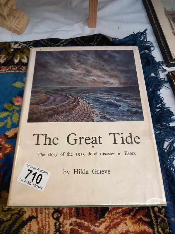 Hilda Grieve- The great tide, the story of the 1953 flood disaster of Essex, signed by the author