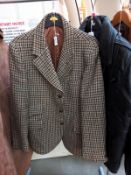 A Dunn & Co vintage Harris Tweed jacket, double vented size 42R